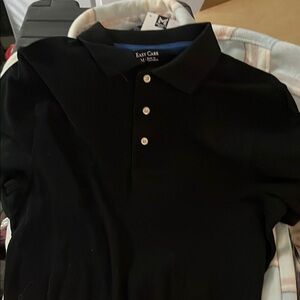 Croft & Barrow Black and Blue Polo Shirt
